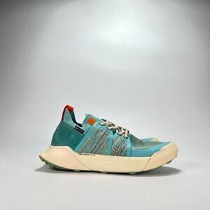 Deckers X Lab X-Scape Snkout GTX Teal Orange Trail Hiking Shoes Women's Size 7